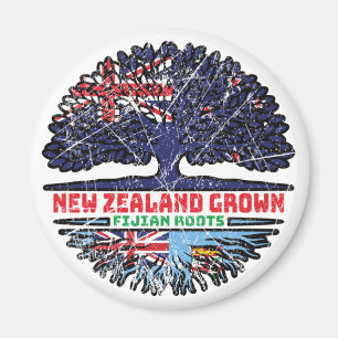 Fiji Fijian New Zealander New Zealand Tree Roots Magneet