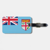 Fiji Flag Bagagelabel (Achterkant horizontaal)