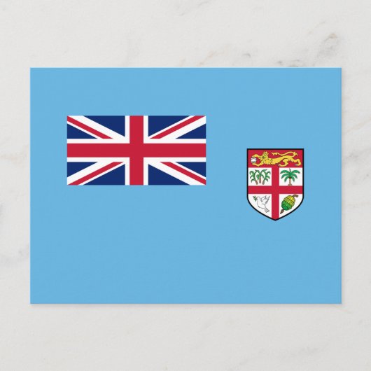 Fiji Flag Briefkaart (Voorkant)