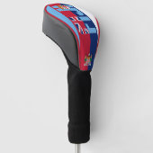Fiji Flag Gorheerlijk Patriotic Golfheadcover (Schuin)