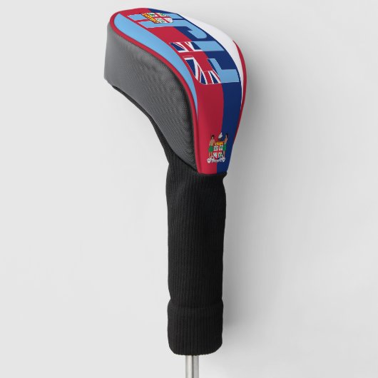 Fiji Flag Gorheerlijk Patriotic Golfheadcover (Schuin)