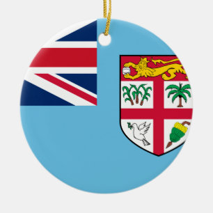 Fiji Flag Keramisch Ornament