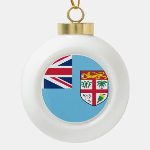 Fiji Flag Keramische Bal Ornament