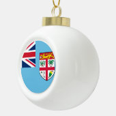 Fiji Flag Keramische Bal Ornament (Rechts)