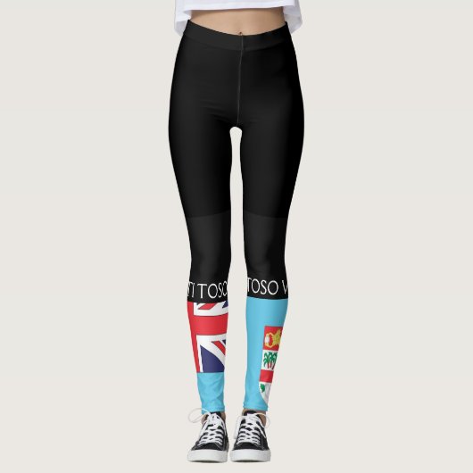 Fiji Flag Legging (Voorkant)