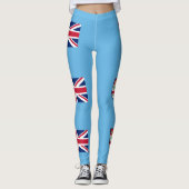 Fiji Flag Leggings (Voorkant)