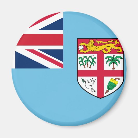 Fiji Flag Magneet (Voorkant)