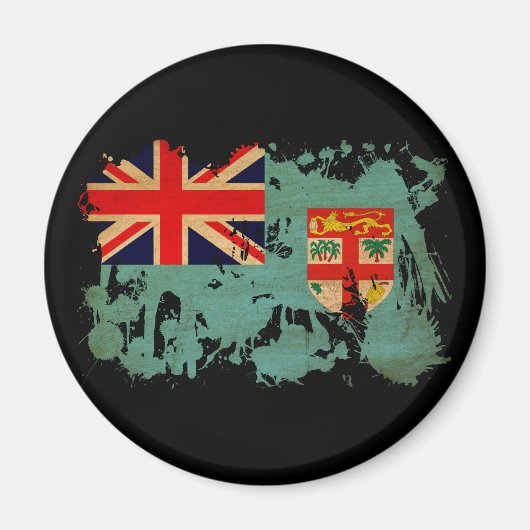 Fiji Flag Magneet (Voorkant)