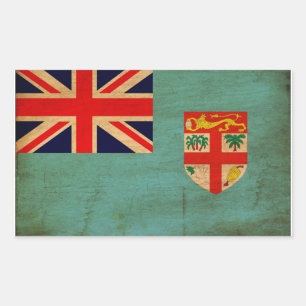 Fiji Flag Rechthoekige Sticker
