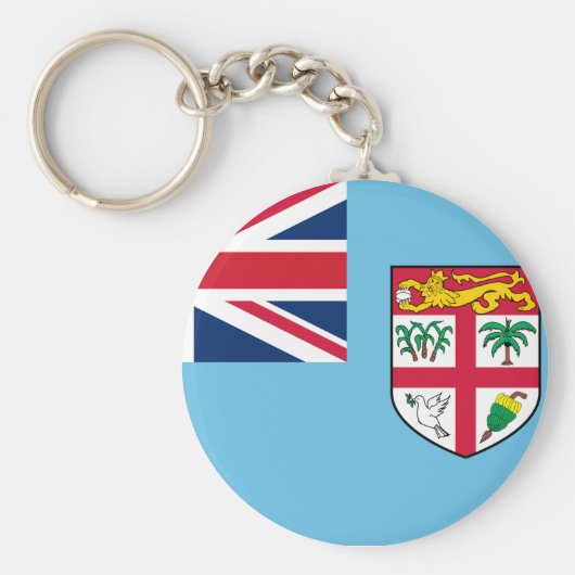 Fiji Flag Sleutelhanger (Voorkant)