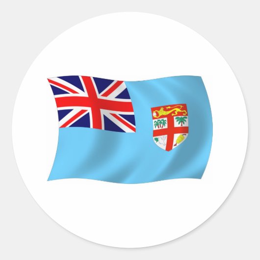 Fiji Flag Sticker (Voorkant)