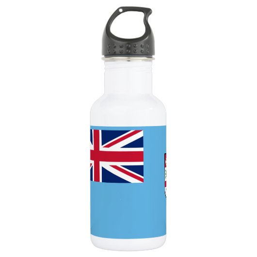 Fiji Flag Waterfles (Voorkant)