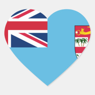fiji hart sticker