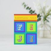 Fiji Islands Oceanië kleurrijke vakantie Briefkaar Feestdagenkaart (Staand voorkant)