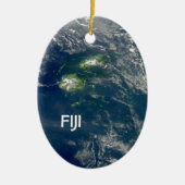 Fiji-kerstversiering Keramisch Ornament (Voorkant)