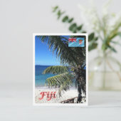 Fiji - Matamanoa - strand - Briefkaart (Staand voorkant)
