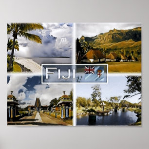 Fiji - Mozaïek - Poster