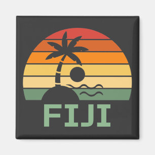 Fiji Palm Trees Summer Beach Magneet