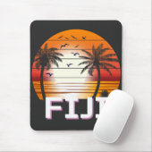 Fiji  Palm Trees Summer Beach Muismat (Met muis)