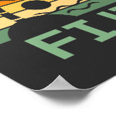 Fiji  Palm Trees Summer Beach Poster (Hoek)