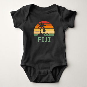 Fiji Palm Trees Summer Beach Romper