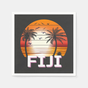 Fiji Palm Trees Summer Beach Servet
