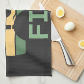 Fiji  Palm Trees Summer Beach Theedoek (Quarter Fold)