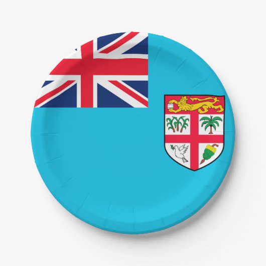 Fiji Papieren Bordje (Voorkant)