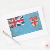 Fiji Rechthoekige Sticker (Envelop)