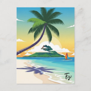 Fiji Reizen Briefkaart