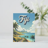  Fiji Reizen Briefkaart (Staand voorkant)