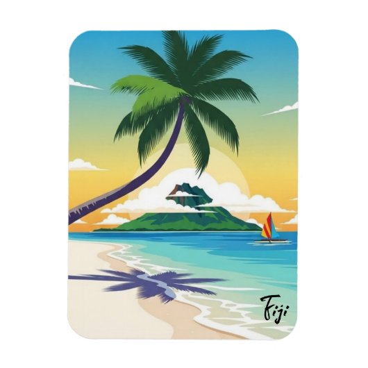 Fiji Reizen Magneet (Verticaal)