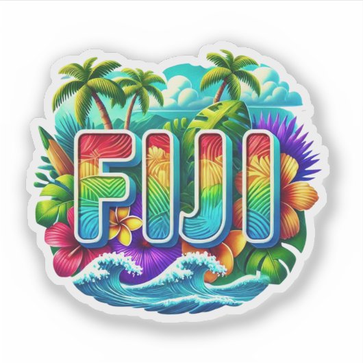 Fiji Sticker (Voorkant)