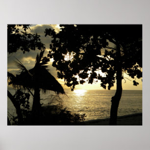 Fiji Sunset Poster