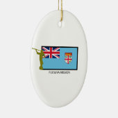 FIJI SUVA MISSION LDS CTR KERAMISCH ORNAMENT (Rechts)