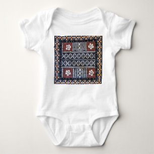 Fiji Tapa Cloth Baby Jumper Romper