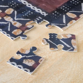 Fiji Tapa Cloth Print Puzzle Legpuzzel (Zijkant)