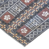 Fiji Tapa Cloth Print Table Runner Korte Tafelloper (Hoek)