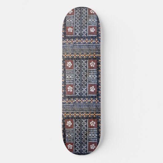 Fiji Tapa Cloth Tribal Imprimer Skateboard (Recto)