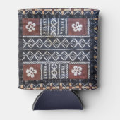 Fiji tapa doek print kan koeler (Voorkant)