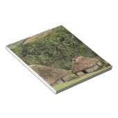 Fiji, Viti Levu, Navala, traditionele Bure-huizen Notitieblok (Schuin)