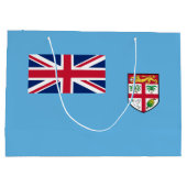 Fiji-vlag Groot Cadeauzakje (Achterkant)