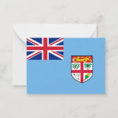 Fiji-vlag Notitiekaartje (Achterkant)