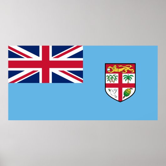 Fiji-vlag Poster (Voorkant)