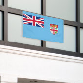 Fiji-vlag Spandoek (Buitenkant Gebouw)