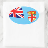 Fiji Vlag Sticker (Tas)