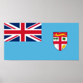Fiji, vlag van Fiji Poster (Voorkant)