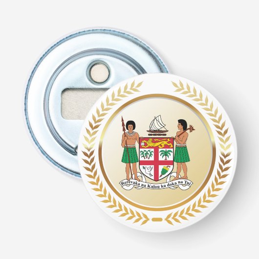Fiji wapenstilstand button flesopener (Voorkant)