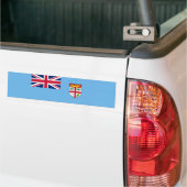Fijische vlag (Fiji) Bumpersticker (Op Truck)