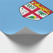 Fijische vlag (Fiji) Cadeaupapier (Hoek)